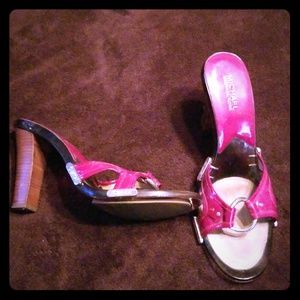 Michael Kors Red Mules Pump